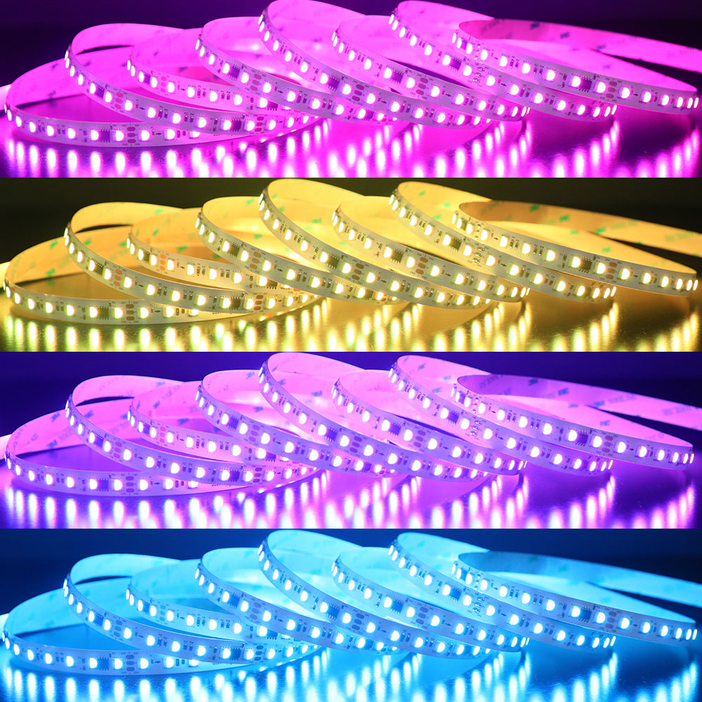 24V UCS2904 5050 4in1 RGBW Addressable LED Strip Lighting 24V UCS2904 5050 4in1 RGBW Addressable LED Strip Lighting